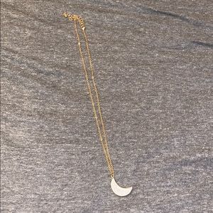 Sparkly Moon Necklace